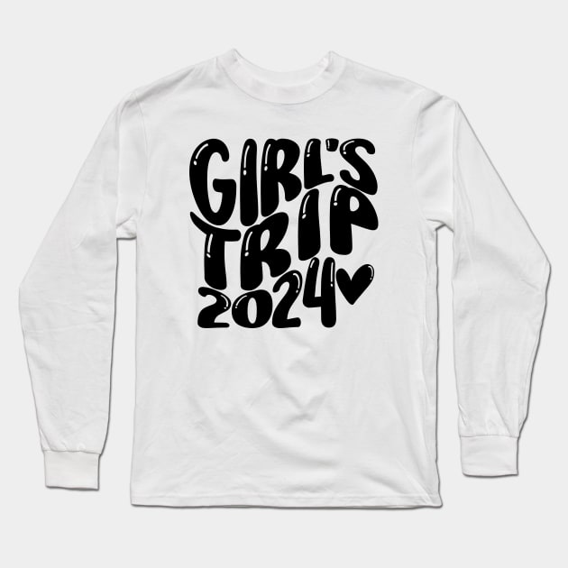 Girl's Trip 2024 Long Sleeve T-Shirt by Nessanya